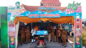 Stan BPBD Balangan Curi Perhatian di Expo HUT Ke-22, Usung Tema Unik “Bahtera Nabi Nuh”