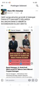Heboh! Postingan Soal Mahasiswa Amuntai ‘Numpang’ Program Kuliah Gratis Balangan Tuai Protes