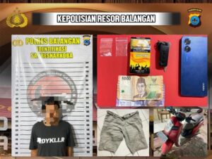 Diduga Hendak Nyabu, Pria asal HSU Diciduk Satresnarkoba Polres Balangan di Jalan A Yani Dahai