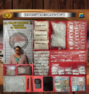 Edarkan Puluhan Paket Sabu-Ribuan Obat Terlarang Lintas Kabupaten, Emak-Emak di Tabalong Diamankan Polisi Balangan
