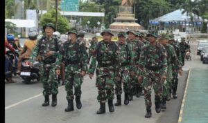 Uji Ketangguhan Fisik, Kodim 1001/HSU-BLG Gelar Latihan Ketahanan Mars Tanpa Beban