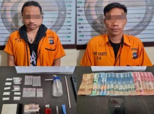 Edarkan Sabu, 2 Pemuda Amuntai Diringkus Polisi HSU, Puluhan Paket dan Uang Jutaan Rupiah Diamankan!