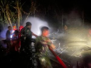 Kebakaran Balangan, 2 Rumah di Muara Ninian Karau Juai Ludes, Kerugian Capai Ratusan Juta