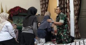 Dandim 1001/HSU-BLG Takziah ke Rumah Duka Serka Hendri, Beri Dukungan Moril untuk Keluarga yang Ditinggalkan