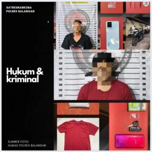 Babat Pecinta Kristal Putih, Polres Balangan Tangkap 2 Kurir dan 1 Pengedar Sabu di 3 Lokasi 