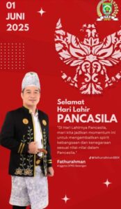Semangat Hari Lahir Pancasila, Dewan Fathurahman Ajak Warga Balangan Rawat Persatuan 