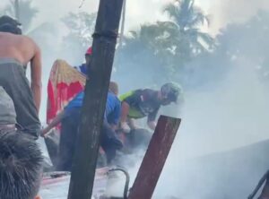 BREAKING! Kebakaran di Harus Amuntai Tengah HSU, Perempuan Berkebutuhan Khusus Diduga Tewas Terbakar