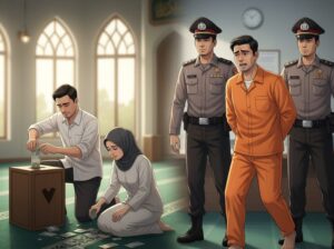 Miris! Niat untuk Resepsi, Pasutri di Balangan Malah Ditangkap karena Curi Kotak Amal