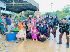 Pramuka Saka Wira Kartika Kodim 1001/HSU-BLG Salurkan Ratusan Paket Sembako untuk Korban Banjir Bandang Balangan