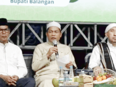 Ribuan Warga Padati Balangan Berselawat, Habib Ali Zainal Abidin Getarkan Kawasan Expo Tugu Maritam