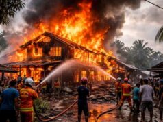 Kebakaran di Babirik HSU: Rumah Lansia Ludes Terbakar, Korban Alami Luka Bakar Serius