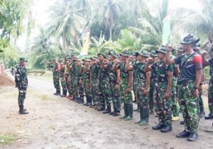 Apel Satgas TMMD ke-127 di Hambuku Hulu, Kodim 1001/HSU-BLG Pastikan Kesiapan Personel dan Perkuat Sinergi Pembangunan Desa