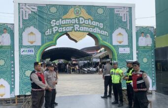 Berikan Keamanan Warga Berbu Takjil, Polres Balangan Tingkatkan Pengamanan Pasar Ramadan 1447 H