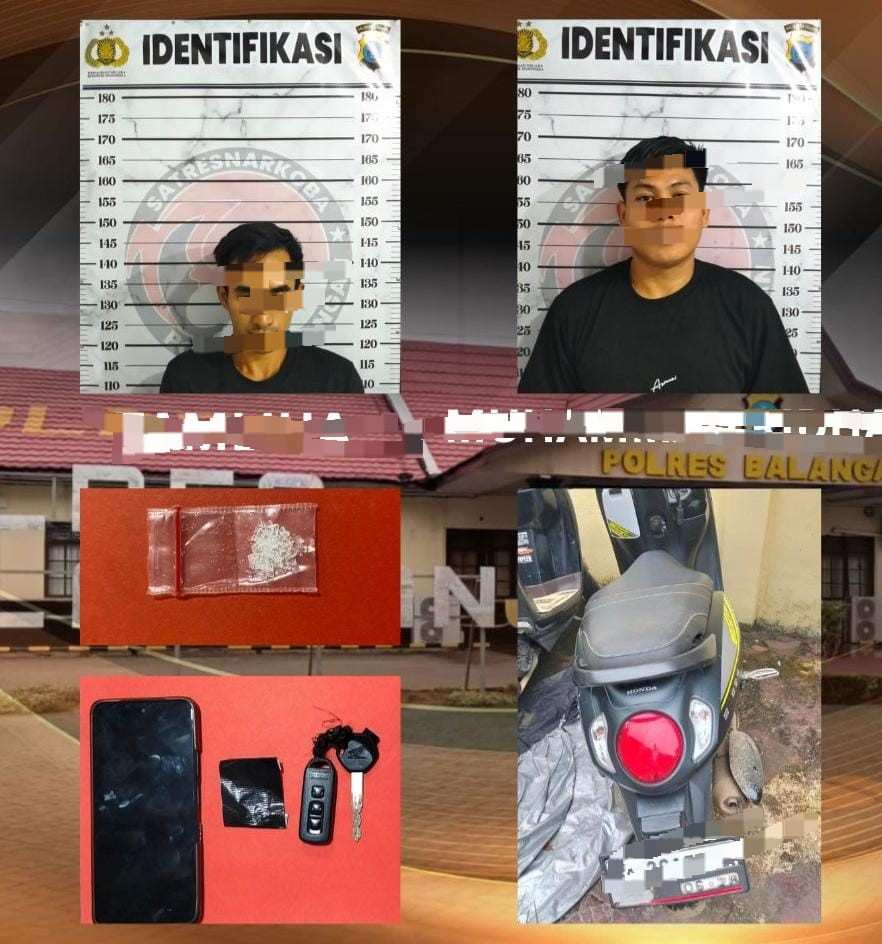 Lebaran di Jeruji Besi: Sat Resnarkoba Polres Balangan Amankan Dua Pengguna Sabu Saat Operasi Sikat Intan 2026