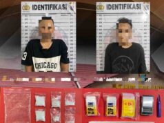 Satresnarkoba Polres Balangan Kejar Pengedar Sabu hingga ke HST, Dua Pria Diamankan dengan Barbuk 22,92 Gram Siap Edar