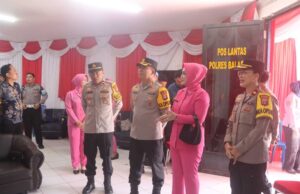 Kapolres Balangan Periksa Pospam-Posyan, Pastikan Pelayanan Mudik Idulfitri 2026 Siap 24 Jam