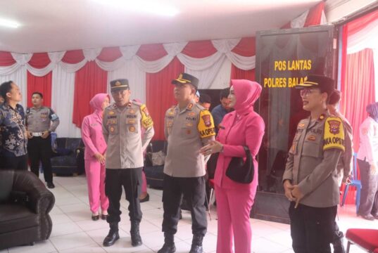 Kapolres Balangan Periksa Pospam-Posyan, Pastikan Pelayanan Mudik Idulfitri 2026 Siap 24 Jam