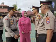 Kapolres Balangan Pimpin Kenaikan Pangkat, Dua Perwira Raih Penghargaan Tertinggi Jelang Purna Tugas