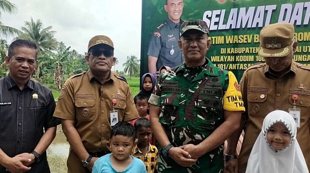Bupati HSU Apresiasi Sinergitas TMMD ke-127 di Hambuku Hulu, Siap Perkuat Kolaborasi dengan TNI