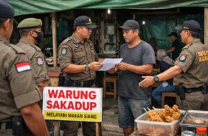 Warang Sakadup Ditertibkan, Satpol PP Balangan Intensifkan Operasi Ramadan 2026