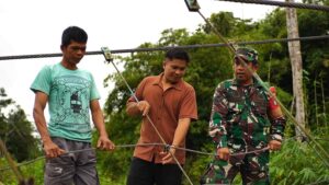 Jembatan Putus Akibat Banjir, Warga Dayak Pitap Balangan Bergantung Program Jembatan Garuda