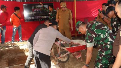 Ground Breaking Jembatan Perintis Garuda di HSU, TNI-Pemda Perkuat Konektivitas Dorong Ekonomi Daerah