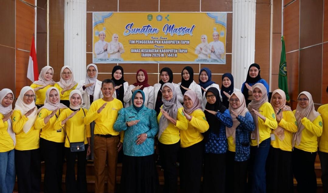 Gebrakan PKK Tapin! 150 Anak Ikuti Sunatan Massal Gratis 2026, Diserbu Warga Sejak Pendaftaran Dibuka