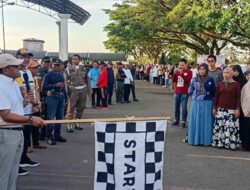 Semarak HSU ke-74, Ribuan Warga Babirik Tumpah Ruah Ikuti Jalan Sehat dan Senam Bersama